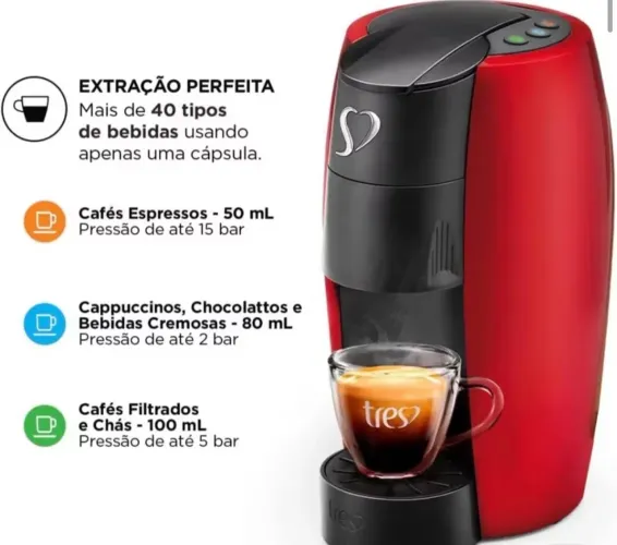Cafeteira Lov 3 corações (leia a descrição)