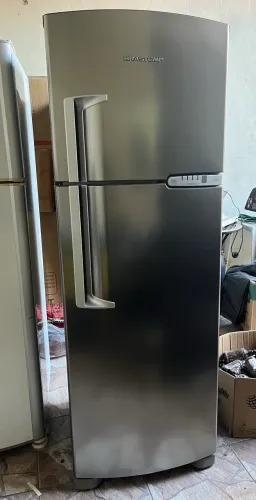 Geladeira Brastemp Frost Free 375L Inox - Funcionando Perfeitamente