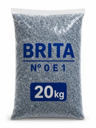 Brita Ensacada 20kg Nº 0 e 1