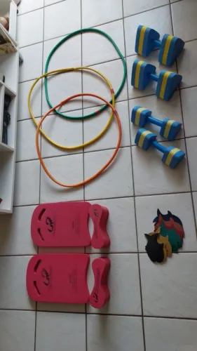 Kit para natação e hidroginástica 
