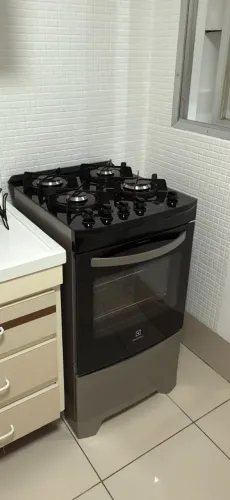 Fogão Electrolux 4 Bocas Mesa de Vidro Preto - Excelente Estado