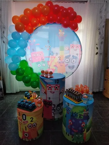 Kit festa Painel + trio capas 