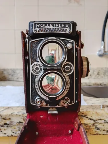 Câmera Rolleiflex 3.5F