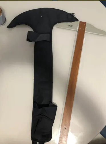 Régua T Desetec 5306 - 60cm E Capa Para Régua Com Bolso