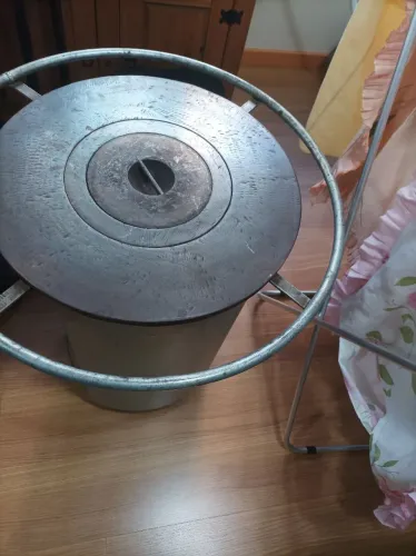 Aquecedor a gás com chapa