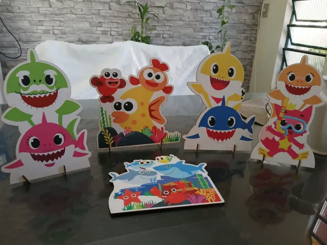 Decoração bebê tubarão