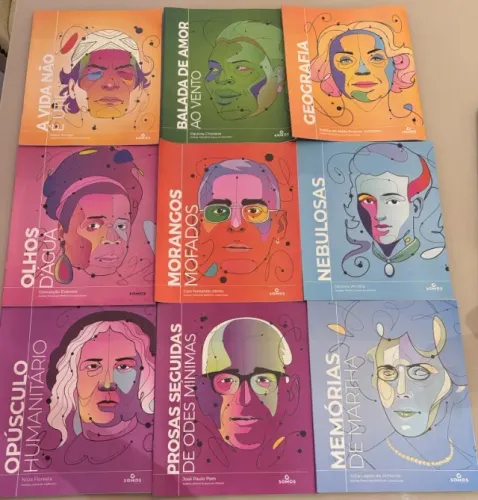 Lote 9 Livros Obras Obrigatórias Anglo Fuvest Unicamp Terceirão Intactos