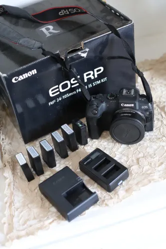 Canon rp completa , com adaptador, 6 baterias e carregador