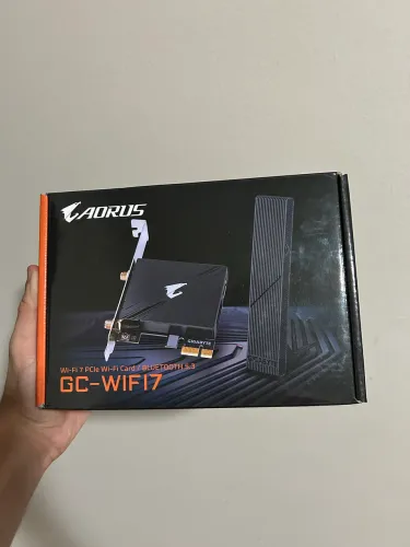 Placa de Rede Aorus Gigabyte Tribanda Pcie Wifi7