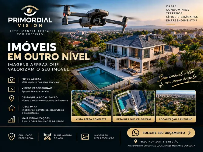 Imagens e vídeos aéreos com Drone + edição