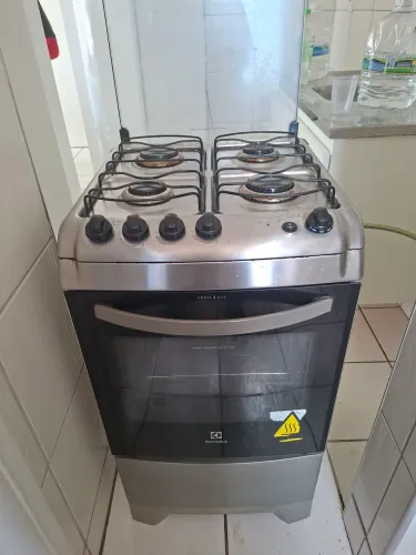 Fogão 4 bocas Eletrolux Automático Inox - Funcionando perfeitamente