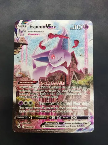 Espeon-VMAX de golpe fusão, TCG