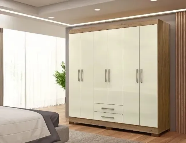 GUARDA ROUPA AGRA 6 PORTAS
