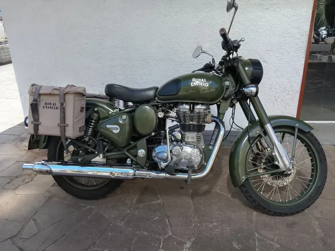 ROYAL ENFIELD CLASSIC 500 GREEN ACEITO TROCAS 