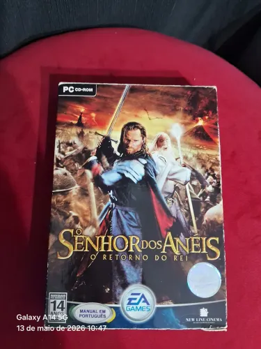 Coleção Jogos Antigos PC e PS2 Originais Warcraft God of War Senhor dos Anéis
