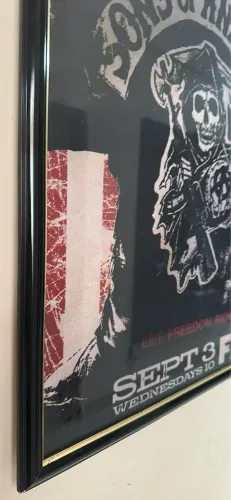 Quadro em Vidro Sons of Anarchy Grande 67x46,5 cm