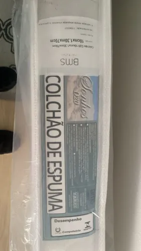Colchão para berço D20 - marca BMS 10cmx1,30cmx70cm