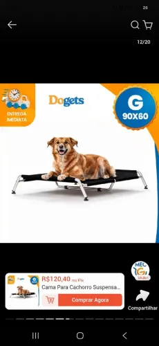 Cama pra cachorro 