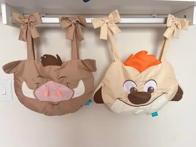 Porta fraldas tema rei leão