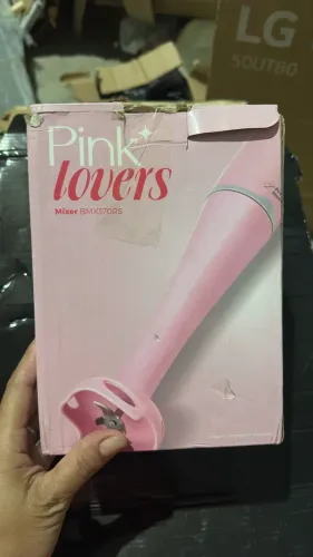 Mixer Britânia Bmx370rs Rosa 350w Pink Lovers 220v