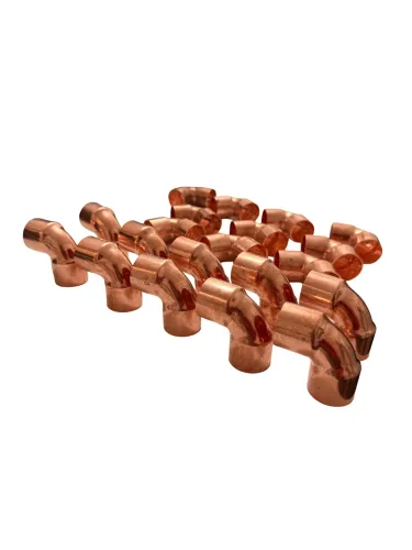 20 Curvas (Cotovelos) Cobre 90 Graus 1.1/8" (32mm) - NOVAS