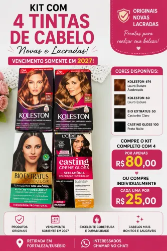 4 Colorações Capilares Novas | Koleston, Casting e Bio Extratus