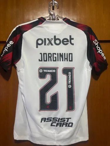 Camisa Flamengo 2025 usada pelo Jorginho