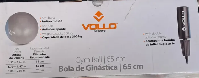 Vendo Bola de ginastica Vollo 65cm