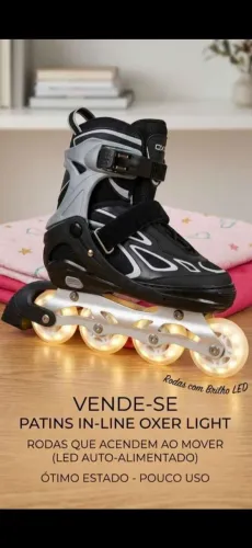 Patins com led