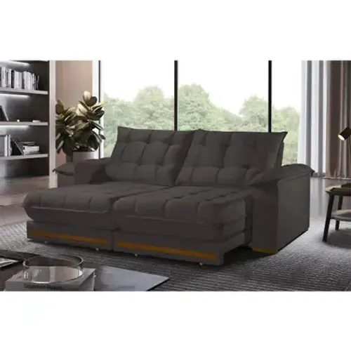 Sofá Reclinável Retrátil Barcelona 4 Lugares Expresso