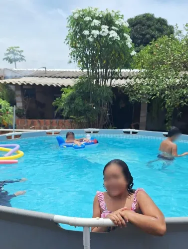 Piscina intex 16 mil litros