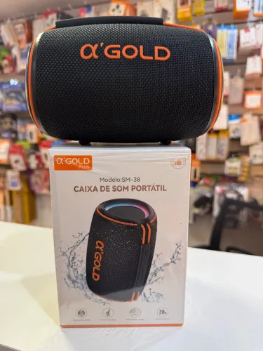 Caixa de som potente resistente à água original A?gold