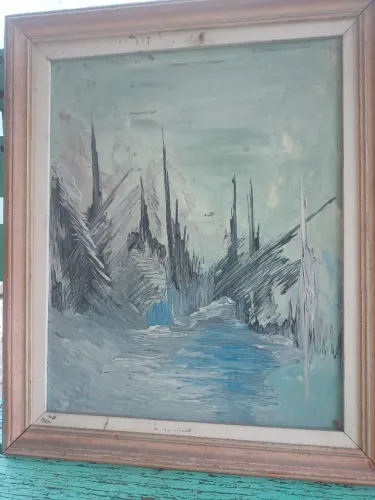 Pintura óleo sobre tela assinado....Danny Garcia