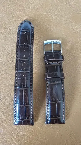 Pulseira Relógio em Couro 20 mm - Marca Morelatto (Italiana)