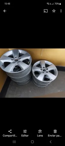 Jogo de 05 aros 17" do Grand Vitara