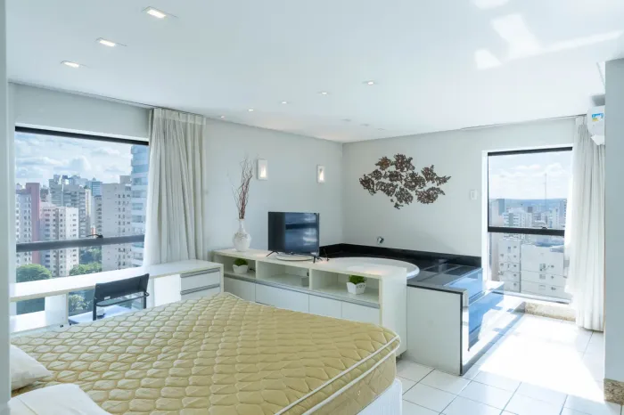 Sun Square Residence - Apartamento de 62,56 m2 com 1 suíte no Setor Oeste