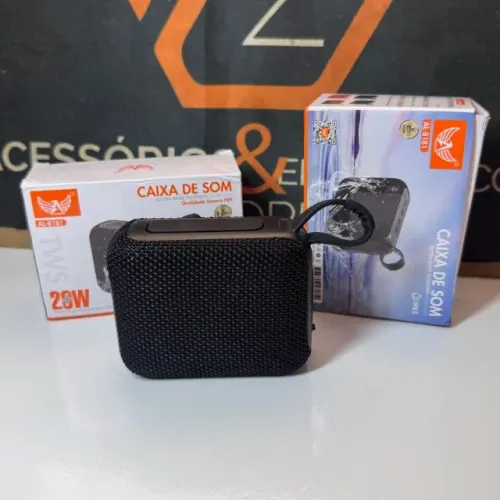 Caixa de Som Bluetooth - Rádio, pendrive e mini card SD - Altomex