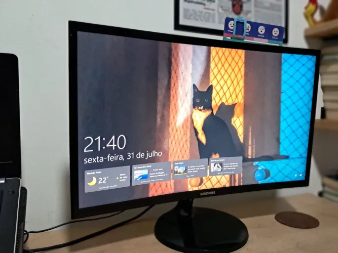 Monitor Samsung Curvo 24" LED Full HD Retirada apos 16.08