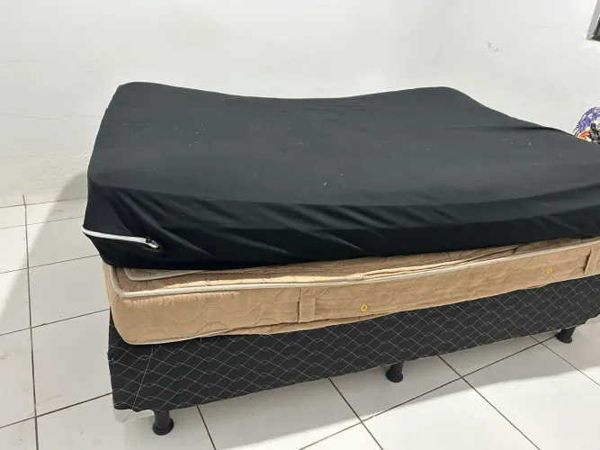 Cama Box de casal + Cama