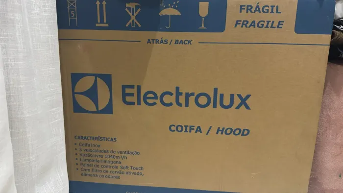 Coifa Electrolux nunca utilizada