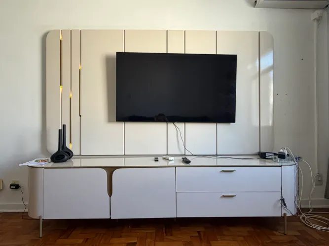 Rack com painel