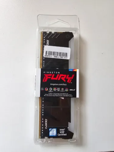 Memória RAM Kingston FURY Beast RGB 16GB DDR4 3200MHz  (PRODUTO ORIGINAL, NOVO!)