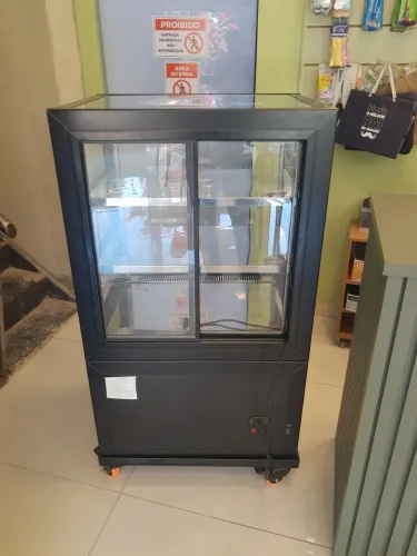 Mini vitrine quente para salgados