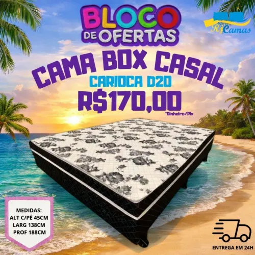 Cama Box casal