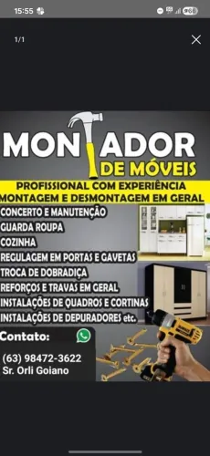 MONTADOR DE MÓVEIS EXPERIENTE E ÁGIL