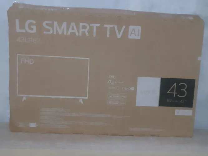 Caixa para tv nova completa com os isopor 