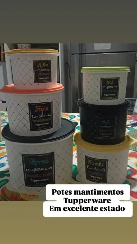 POTES MANTIMENTOS TUPPERWARE