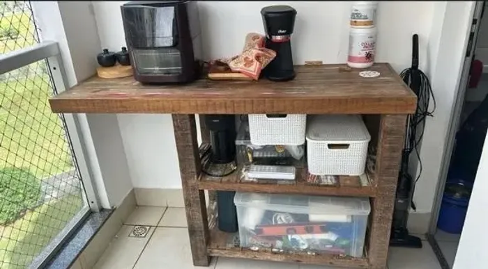 Cervejeira - Madeira Rústica - Bancada