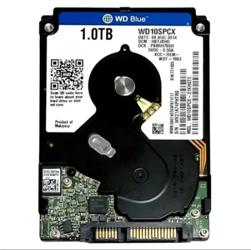 Hd Notebook 1Tb Sata 3 16mb 5400rpm 2,5 WD Blue WD10SPCX Western Digital