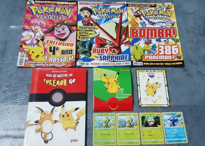 Lote de Itens Pokémon 